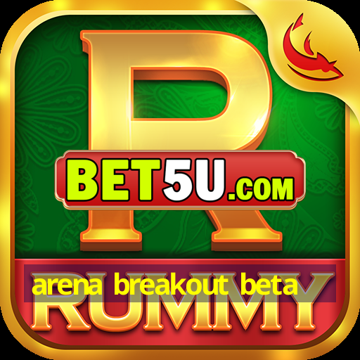 arena breakout beta